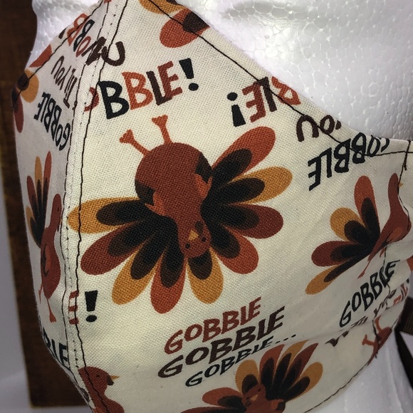 GOBBLE TIL YOU WOBBLE FACE MASK~NEW! - Picture 7 of 15
